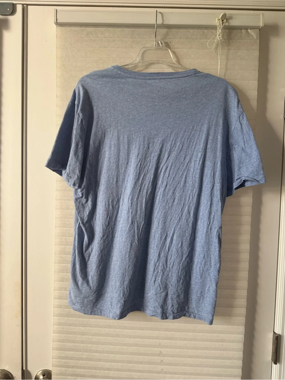 Polo by Ralph Lauren Light Blue V-Neck Short Sleeve Tee, size M